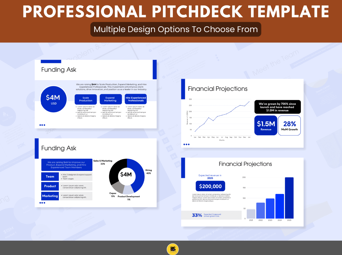 Ultimate Startup Pitch Deck Template – Professional & Investor-Ready