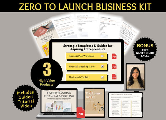 Zero-to-Launch Business Kit for Aspiring Entrepreneurs and Solopreneurs