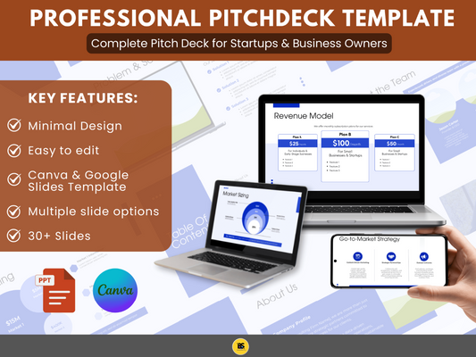 Ultimate Startup Pitch Deck Template – Professional & Investor-Ready