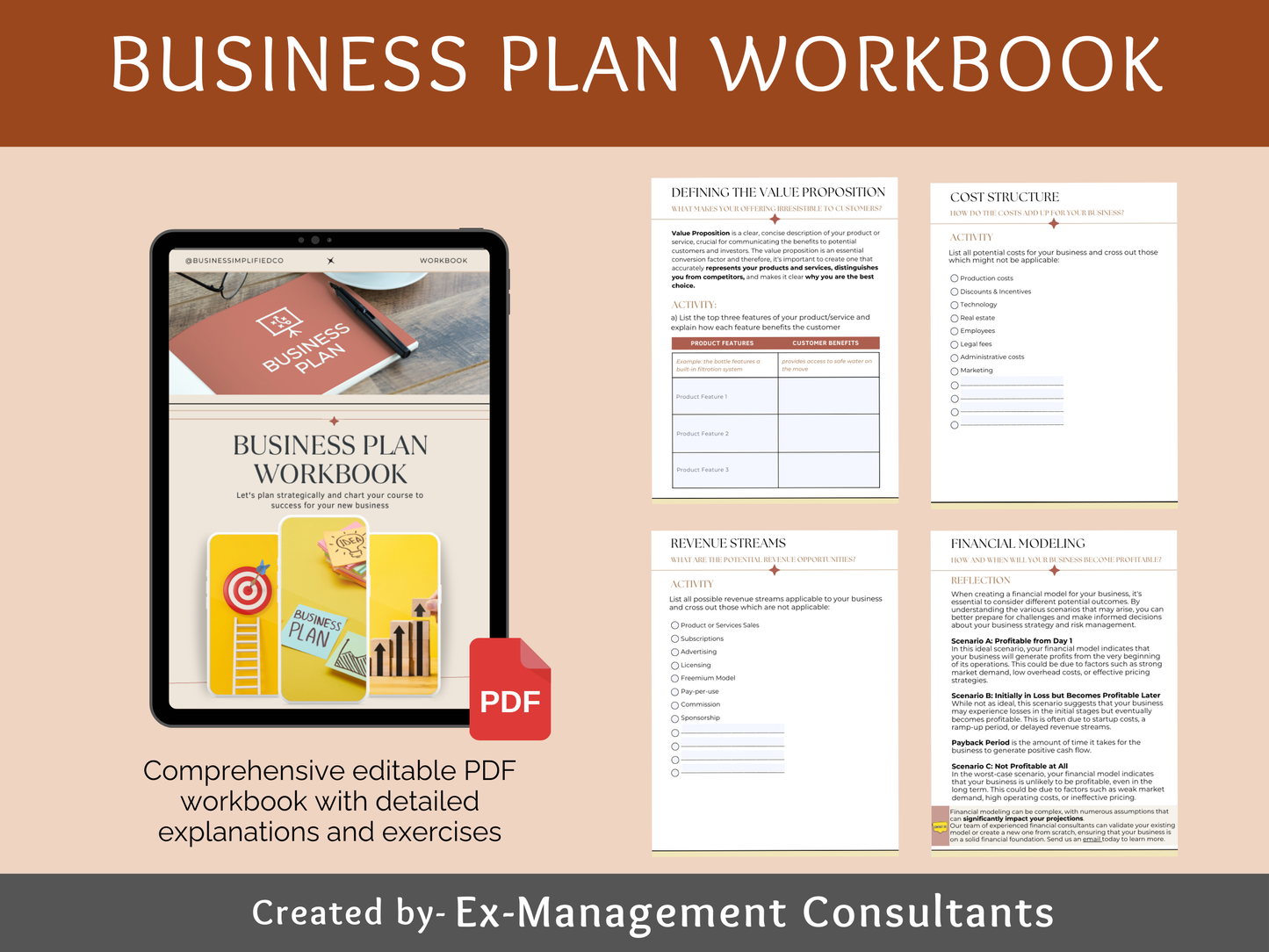 Startup Planning Essentials - Business financial modeling excel and business planning workbook